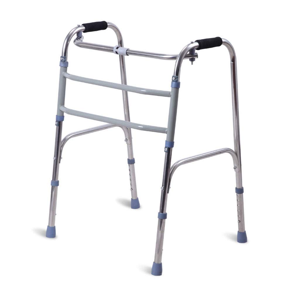 Confíe en caminar Andador para personas mayores Rollator Ancianos discapacitados pacientes obesos soporte para caminar asistido aleación de aluminio Capacidad de carga máxima de 210 libras Comfortable