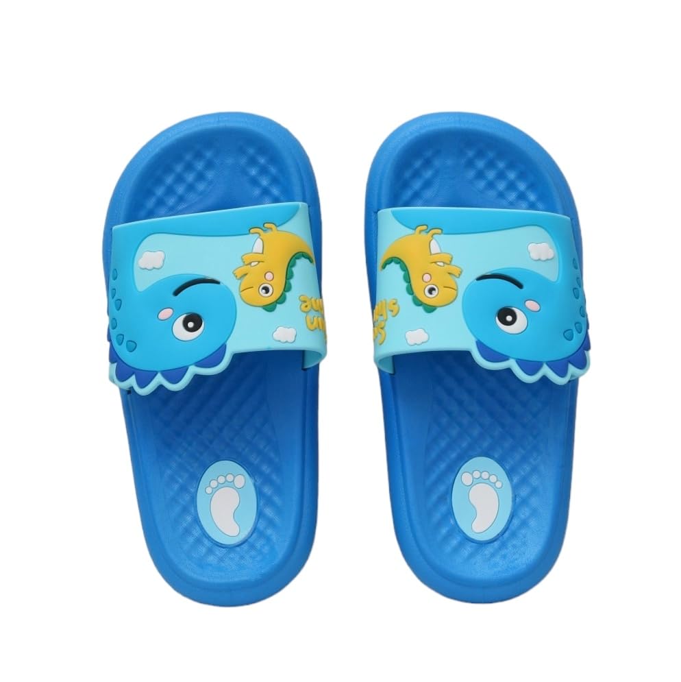 Yellow Bee Cute Dino Sliders for Boys, Blue,13.5C, 7-7.5 Years (B0CC93HSW2) Amazon Price History, Amazon Price Tracker
