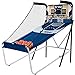Premium Shootout Basketball Arcade Game, Home Dual Shot with LED Lights and Scorer - 8-Option Interactive Indoor Basketball Hoop Game with Double Hoops, 7 Basketballs, Pump - Foldable Space Saver