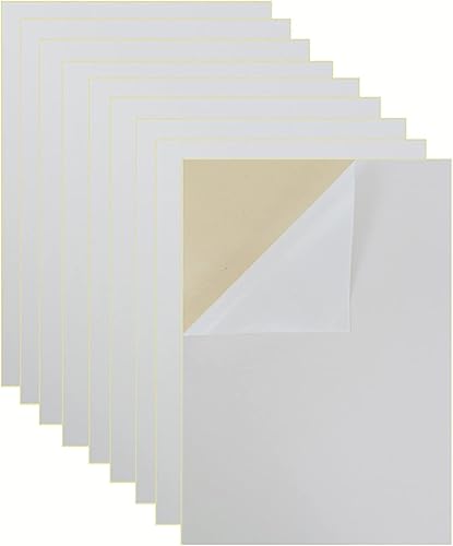 Mesheshe 10 piezas de tela de fieltro autoadhesiva, forro de terciopelo suave, tela de terciopelo para arte y manualidades, forro de fieltro para