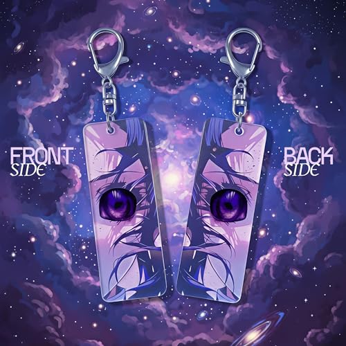 Image of Anime Acrylic Glowing Eyes Keychain | Luminous Eye Glow Key Ring | Premium Otaku Accessory for Bags, Bikes, Cars, Backpacks & Keys