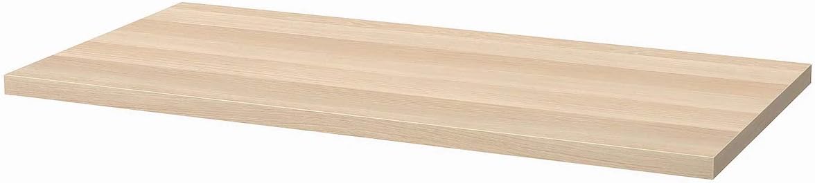 IKEA LAGKAPTEN/Rug Captain Table Top 47.2 x 23.6 inches White Stain Oak 904.606.67