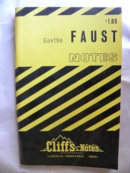 Paperback Goethe's Faust Parts I And II Notes Book