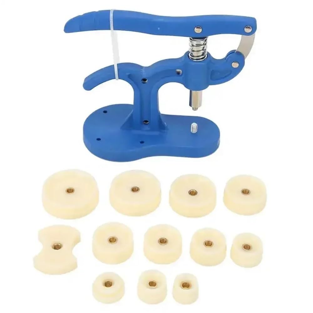 Uhrmacher-Gehäuseboden-Presswerkzeug-Set - rutschfeste Nylon-Einpressbacken, Gehäuseverschluss-Reparaturset (87)