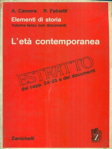  Elementi di storia l\'eta\' contemporanea