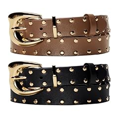 Black Gold Belt+caramel Gold Belt(2p)