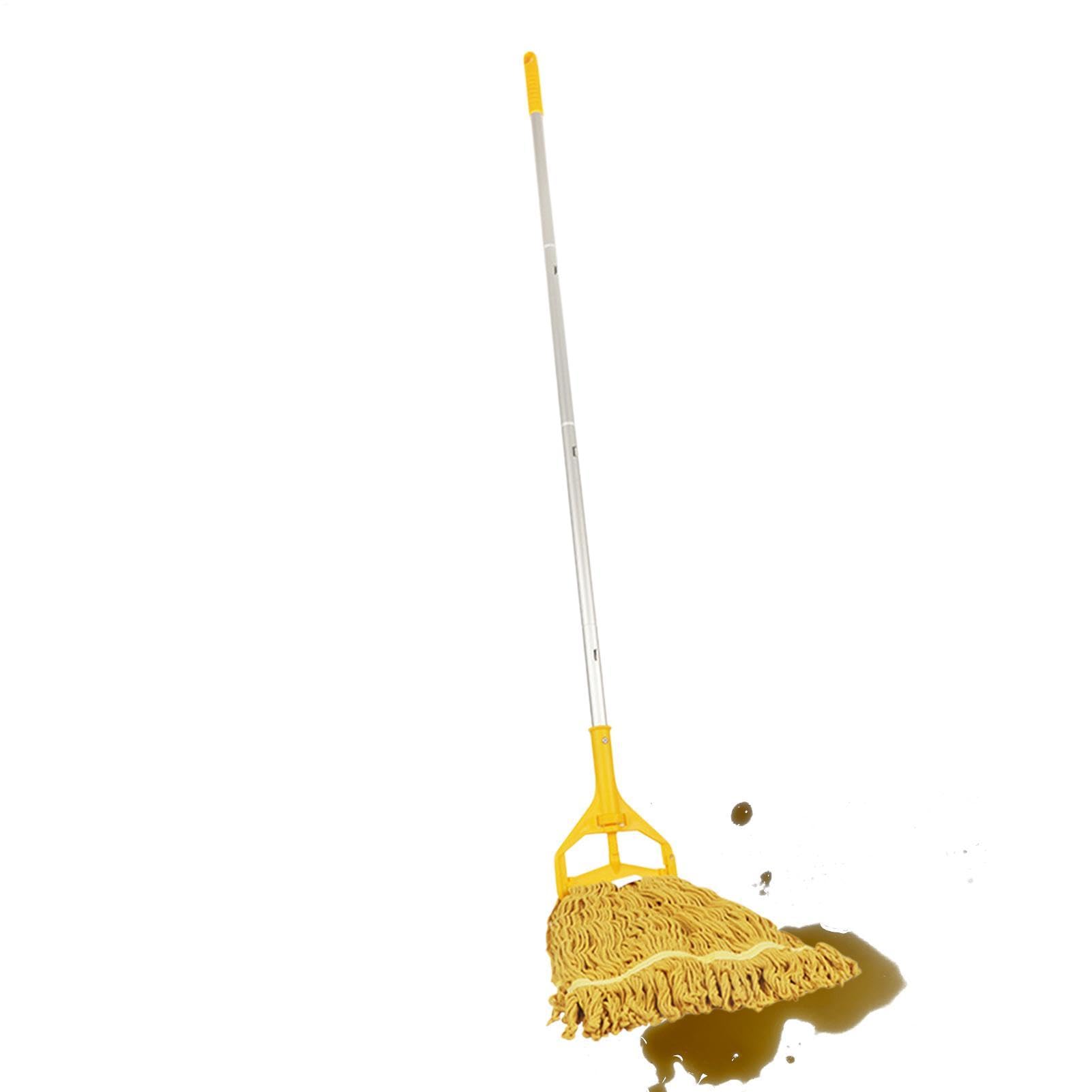 Fregona de limpiadora Limpiador Mango Aleación Aluminio Desmontable Cuatro | Fregonas de algodón para limpieza del suelo para polvo madera parquet hogar baño cocina salón dormitorio y