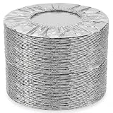 Lot de 90 couvercles alimentaires réutilisables en feuille d'aluminium - Couvercles élastiques pour micro-ondes - Qualité alimentaire - Conserve la chaleur - Pour la maison et la cuisine - S'adapte à