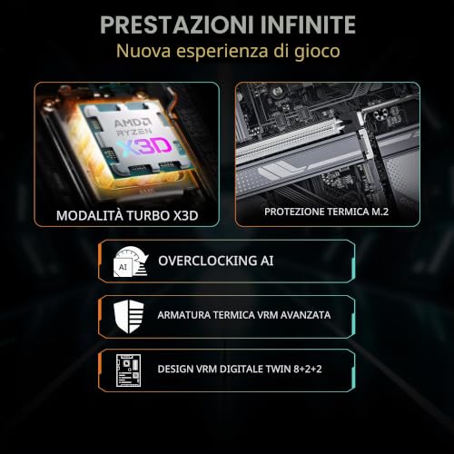 GIGABYTE Scheda madre B850 Eagle WIFI6E AMD AM5 LGA 1718 - Scheda madre - Immagine 2