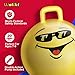 WALIKI Hopper Ball for Kids 7-9 | Hippity Hop | Jumping Hopping Ball | Sit & Bounce | Yellow 20”