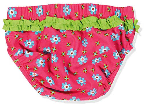 Playshoes UV-Schutz Windelhose Unisex Kinder Badehose Schwimmhose Badebekleidung, Blumen, 74/80