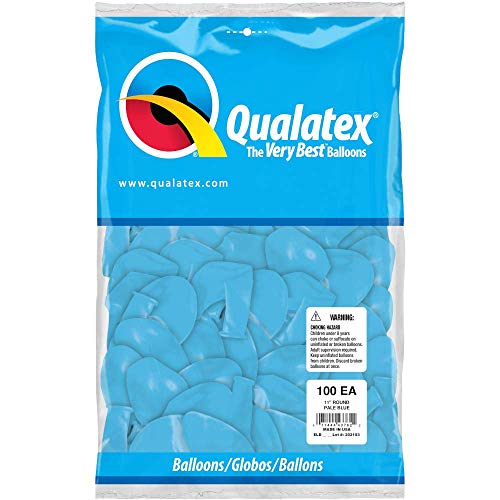 Image of Qualatex 11 inch Pale Blue Balloons (100ct) by Pioneer Balloon Company