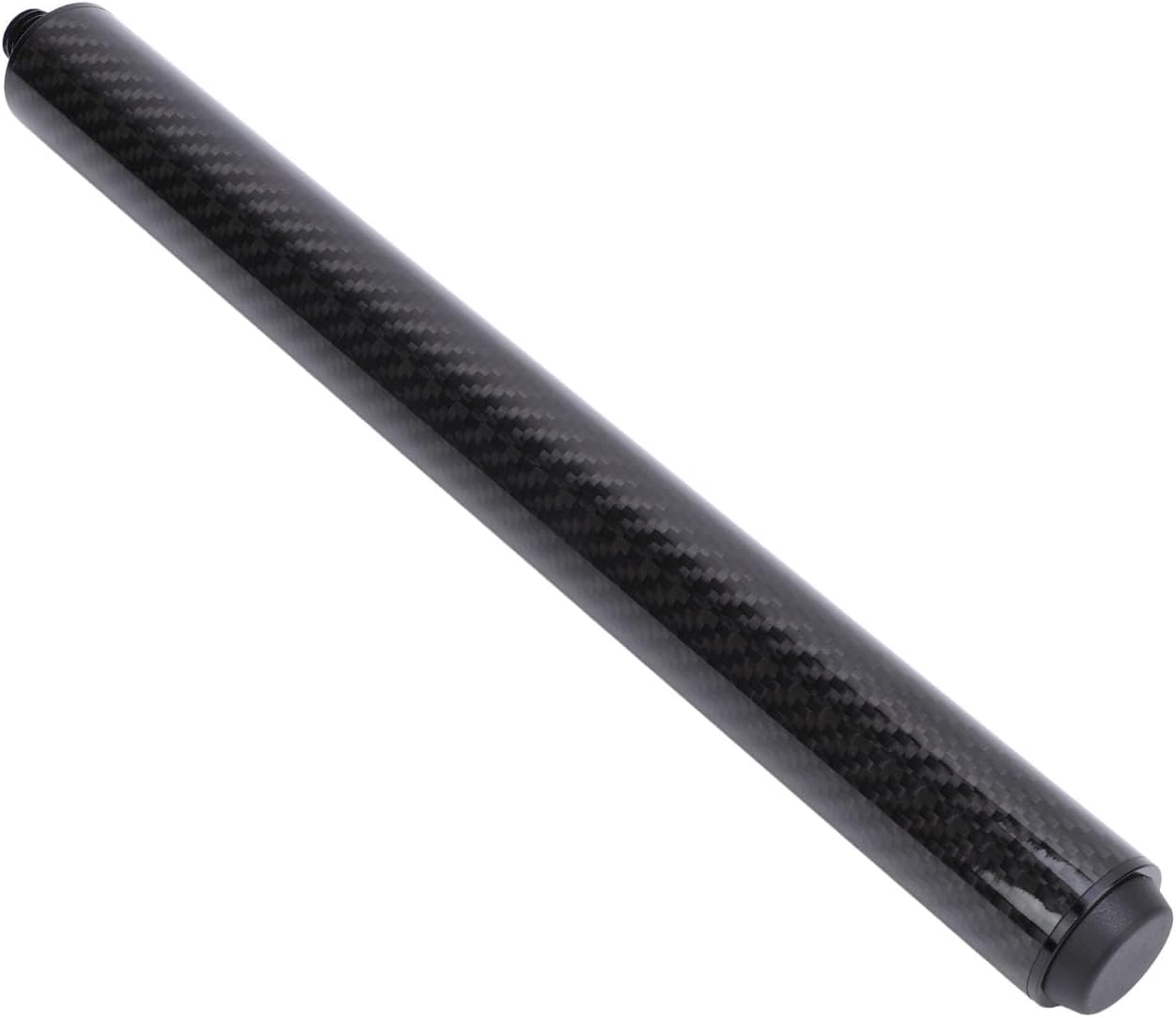 12 Inch Pool Joint Extender with Bumper, Billiard Stick Extension, Carbon Tube for, Enhanced Control and Stability for and Recreational Play