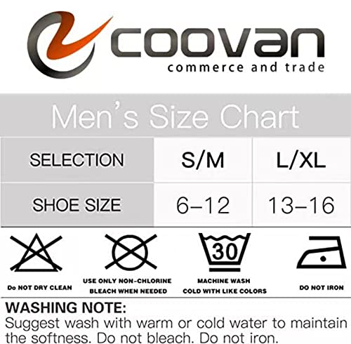 Coovan Men's Athletic Ankle Socks 12 Pack Mens Cushion Comfort Casual Running Sock Size 10-13 #TOP3