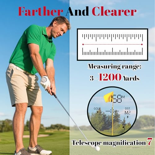 Télémètre de golf à vibration et interrupteur de pente pour tournoi