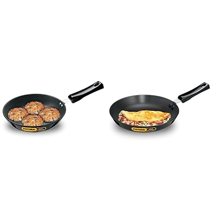 Hawkins Futura Hard Anodised Frying Pan, 22Cm L10 Futura Hard Anodised Frying Pan, 25Cm