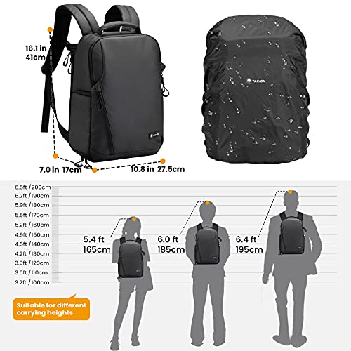 Mochila impermeable TARION TR-L para cámara y laptop 14'' - Fernando Cortés