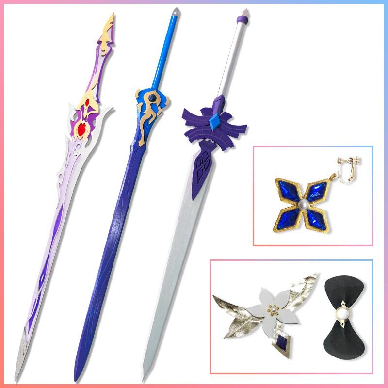 Amazon.co.jp: 原神 コスプレ道具 刀 武器 刻晴コスプ Genshin げん