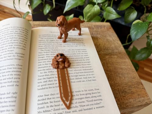 Image of 5 Pack Cute Dog Bookmarks, Unique 3D Page Markers for Readers & Gifting