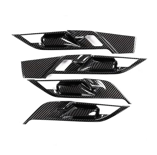 GTDTKGANAK for BMW for X1 F48 X2 F47 2016-2021 Carbon Fiber Door Panel Cover Interior Door Panel Handle Decorative Covers