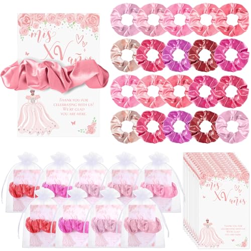 Thiccywoov 50 Sets Pink Quinceanera Party Favors for...