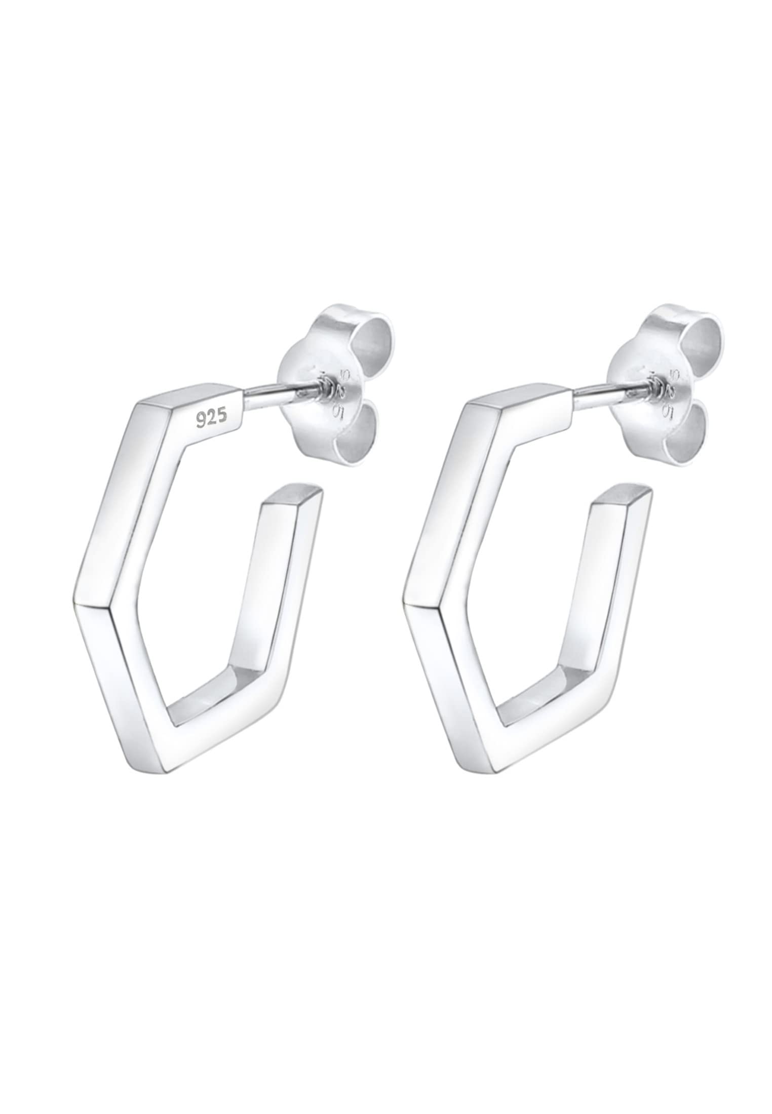Elli Women's 925 Sterling Silver Xilion Cut Earrings