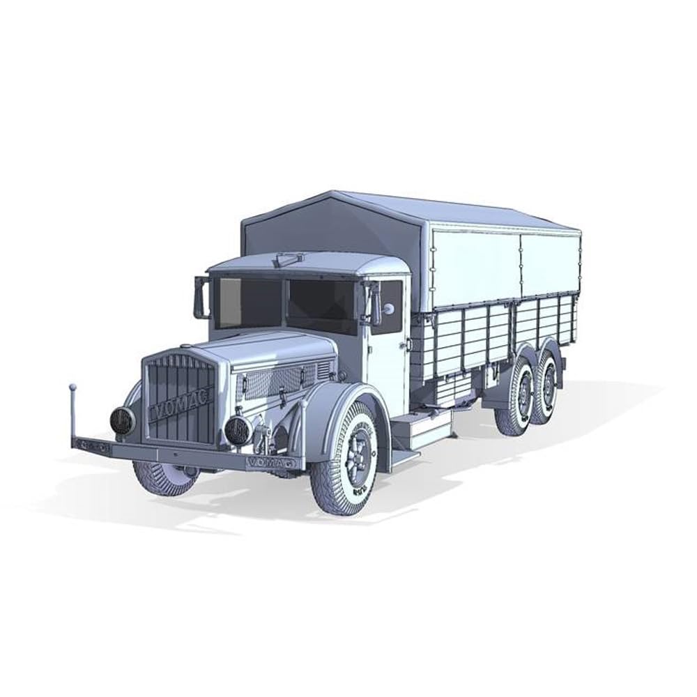 Roden - Modellbau LKW Vomag 8 LR LKW WWII German Heavy Truck 822 1:35. Modellbau Panzer Promo
