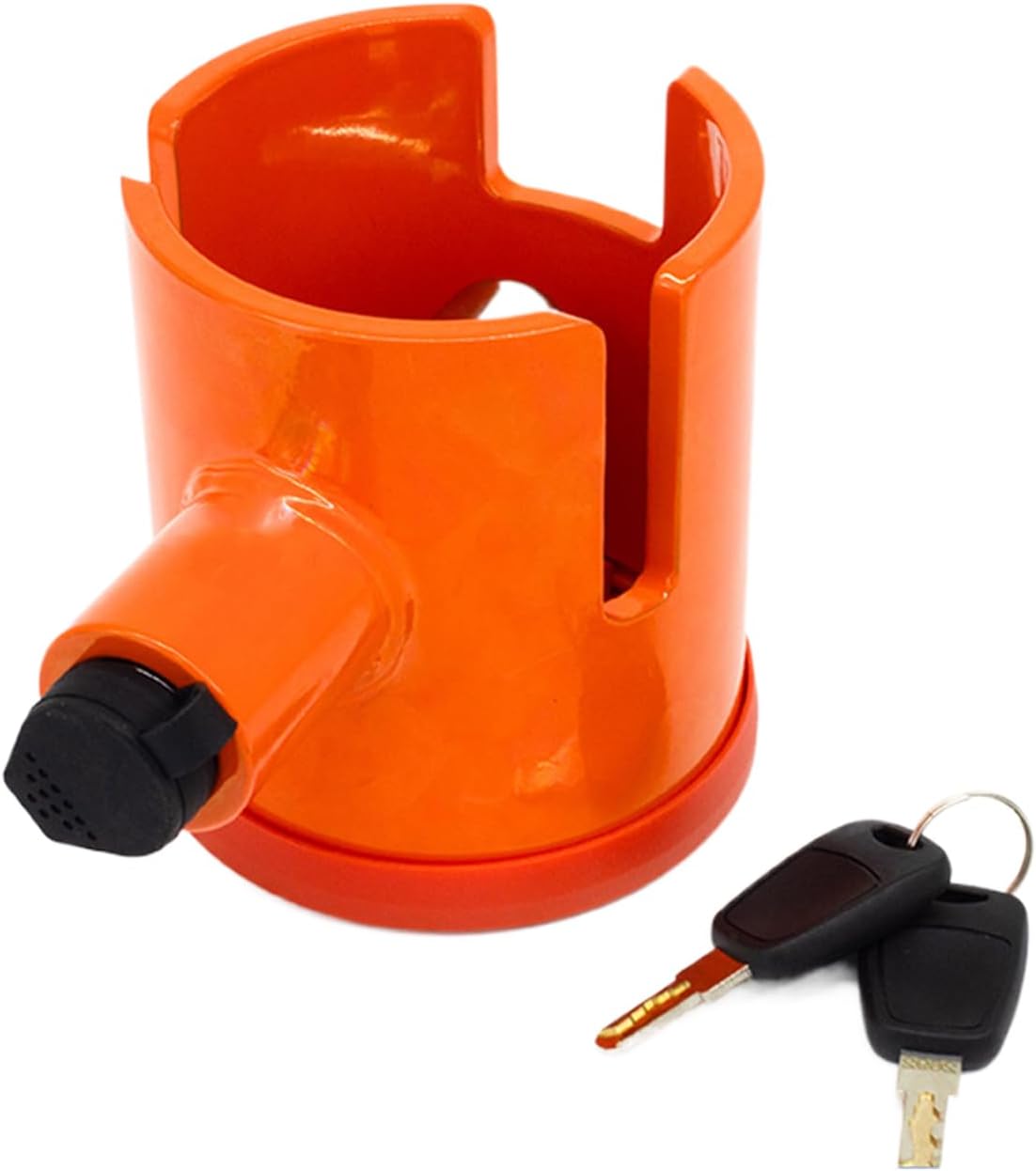 Trailer Hitch Lock - Tongue Security Device for Towing with Protection | Hardened Steel with Weather Resistant Coating, Anti Theft Locking System for RV Pickup Mower Jack Cargo Equipment