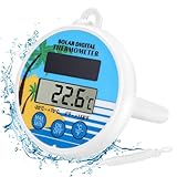 Lectura precisa: el termómetro de piscina proporciona lecturas precisas en Fahrenheit y Celsius. Rango de medición: 0 ℃ ~ +50 ℃. Grabación de valores de temperatura mínima y máxima.