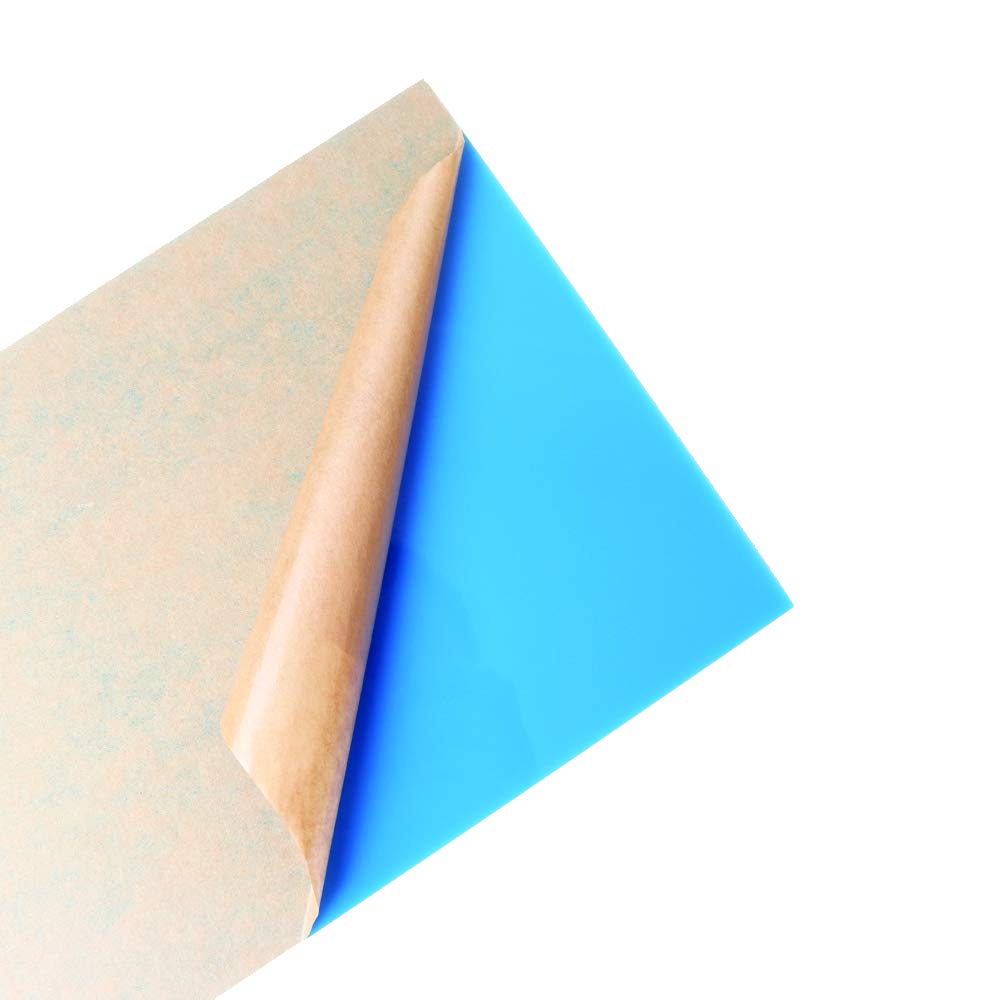 COOAK 12x6x1/8"Plexiglass Panels | Unbreakable and Lightweight Substitute for Glasses | Great Use for Greenhouse, Poster Frames Acrylic Sign Hoder(Blue)