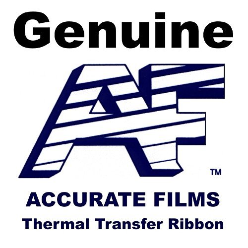 Thermal Transfer Ribbon By Accurate Films For Datamax Printer, Case Of 36, 3.15" X 1,181' (80Mm X 360M), 1" Core, Black. Multi Purpose Resin Enhanced Wax Ribbon For Label, Tag & Barcode Printing. #TOP4