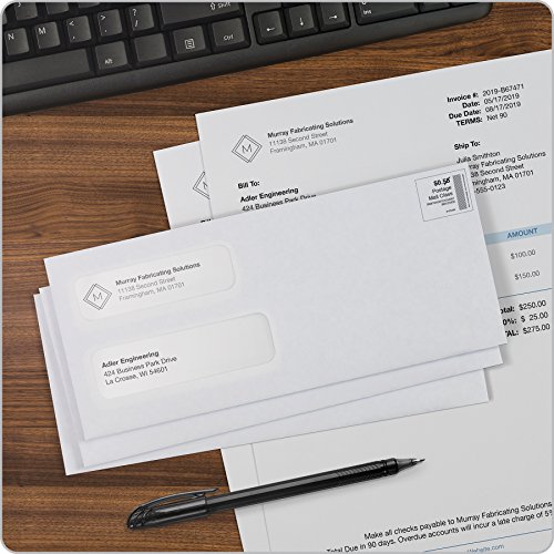 Quality-Park-10-Double-Window-Self-Seal-Security-Envelopes-For-Business-Statements-Invoices-4-18-x-9-12-White-24-lb-500-Per-Box-QUA24559-24559