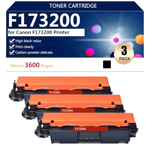 Toner F173200 Canon noir haute capacité lot de 3 pour impression nette