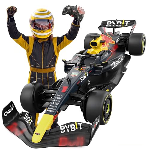 BEZGAR F1 Remote Control Car - Officially Licensed Rb18 Toy Car 1:18 Model Vehicle, 2.4GHz Race F...