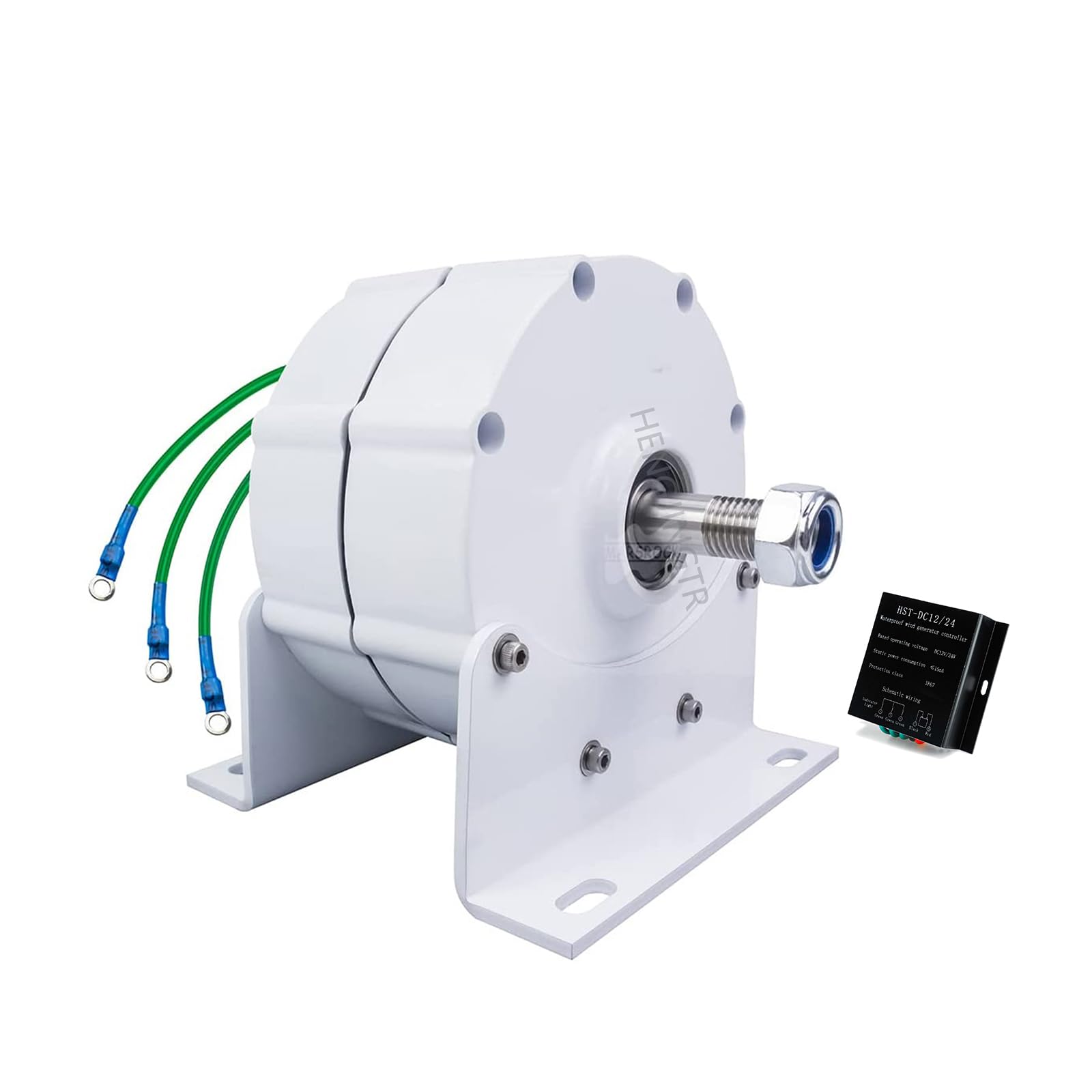500Rpm Low RPM Permanentmagnet Generator,10000W 12V 24V 48V 220V DIY 3 Phase AC Alternators Geeignet für Hydraulik Maschinen Stromerzeugung Systeme