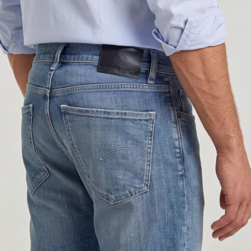 G-STAR Men's Mosa Straight Jeans, Blue, 31 W/34 L – Ansicht 5