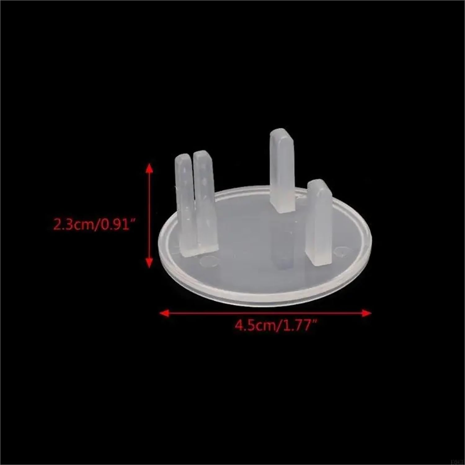 Outlet Covers 100/200pcs UK Standard Plug Socket Protective Cover Child Safety Transparent Outlet for Prevent Accident Electric Shock/dust Pile up(100pcs)
