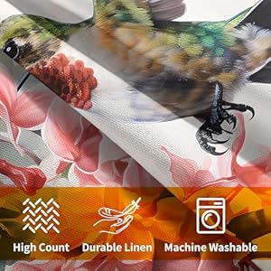 Watercolor Bird Throw Pillow Covers - Spring Hummingbird Outdoor Pillow Covers 18x18 Inch Summer Tropical Flowers Cushion Cases Set of 2 Pillowcase for Patio Furniture Bed Watercolor Bird Throw Pillow Covers Spring Hummingbird Outdoor Pillow Covers 18×18 Inch Summer Tropical Flowers Cushion Cases Set of 2 Pillowcase for Patio Furniture Bed