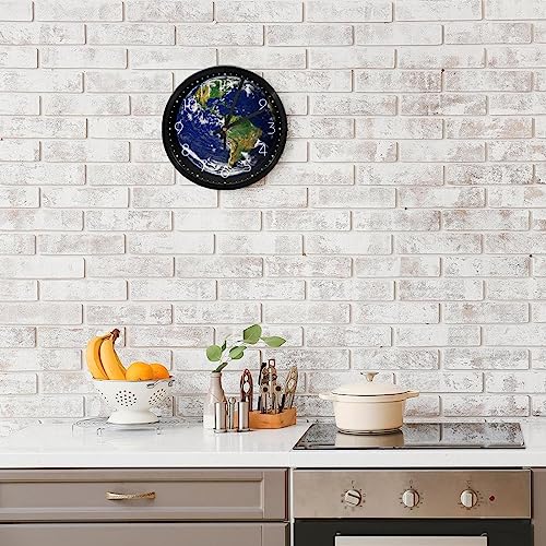 Horloge murale silencieuse à piles pour école et grands bureaux - 8