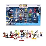 Jada Sonic The Hedgehog Nano Metalfigs 18 Pack Series 2 Die-Cast Figure Set – Includes Sonic, Shadow, Amy Rose, Rouge Toys