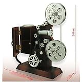 Christmas Gift, Mechanical Classical Movie Projector Music Box With Jewelry Box and Mirror