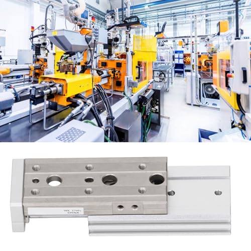 Cilindro de guía deslizante neumático industrial en aleación de aluminio 7