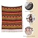 YAGEZI Mexican Folk Art Boho Warm Scarf,Soft Scarf For Men And Women,Fashionable Shawl Scarf.