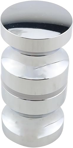 Miniatura 3 de Pomo de ducha de aleación de aluminio brillante para puerta de baño para puerta de vidrio con ranura de repuesto