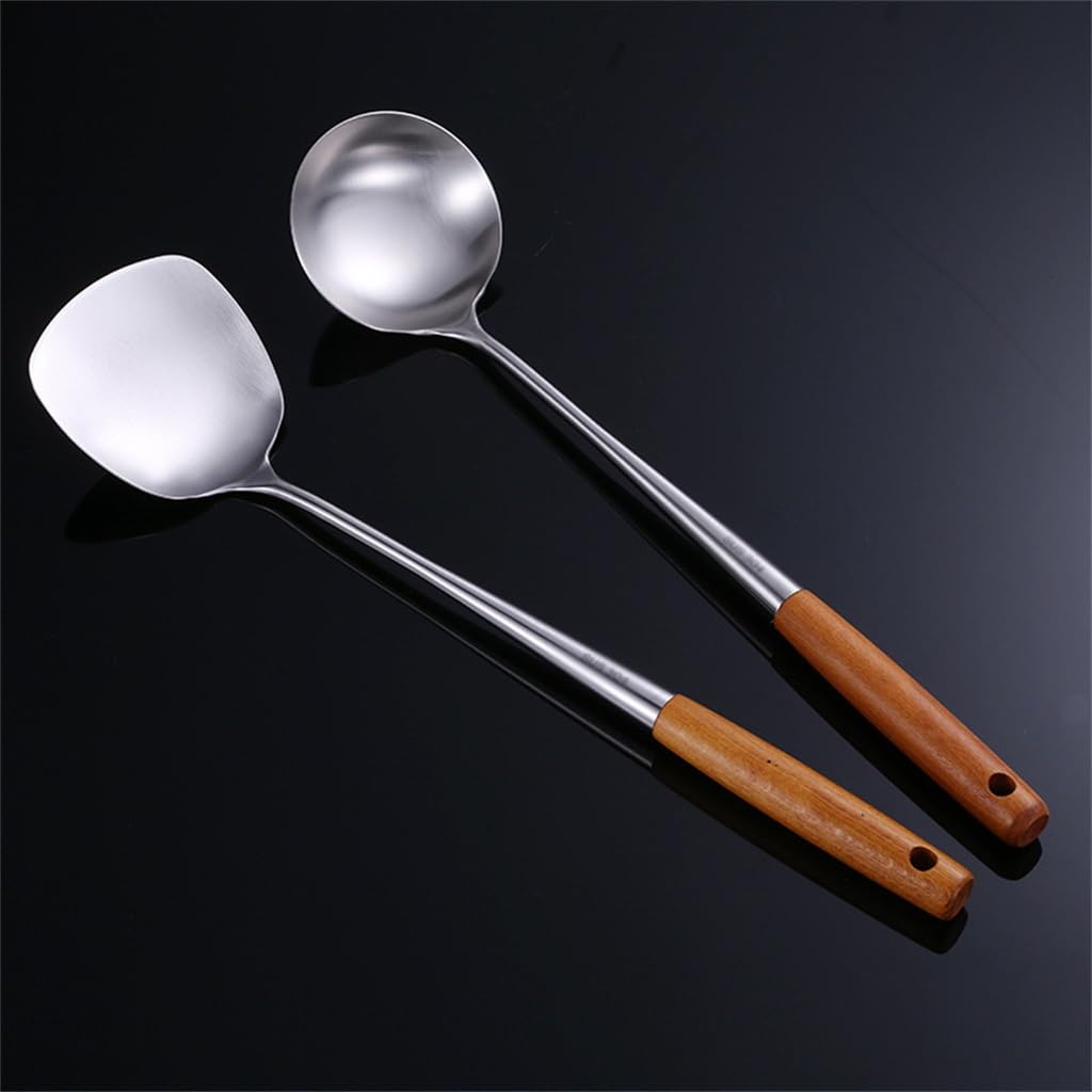 Cucharón for sopa Espátula for freír Cocina Cucharón for sopa Cuchara for freír Embudo Espátula for el hogar Juego de cucharas,Herramientas de cocina