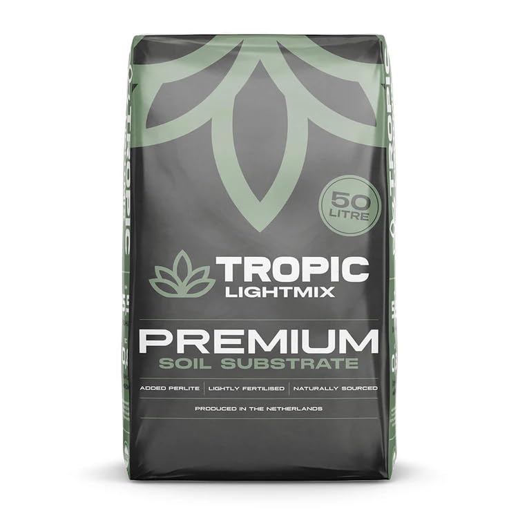 Tropic Light Mix 50L – Premium Lightly Fertilised Peat Based Growing Medium | RHP Certified Organic Soil with Perlite & Limestone | Ideal for Seedlings, Cuttings & Early Stage Plant Growth