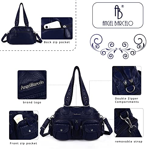 Angel Kiss Large Hobo Bags For Women Crossbody Bag Travel Shoulder Bag Roomy Multi-Functional Vegan Leather Satchel Toteö #TOP4