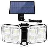 【IP65 wasserdicht und langlebig】aus hochwertigem ABS-Material, hitzebeständig, staubdicht, der Schutzstufe IP 65, Dieses Solar lamp hält allen Arten von Unwettern stand.die eine Sicherheitsumgebung für Passanten in den regnerischen Tagen bietet.