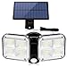 Produktbild Solarlampen für Außen mit Bewegungsmelder, ZOYJITU 120 LED Strahler Außen 270° Superhelle Solarleuchten für Außen LED IP65 Wasserdichte 3 Modi Solar Wandleuchte mit 16.5ft Kabel[Energieklasse A+++]