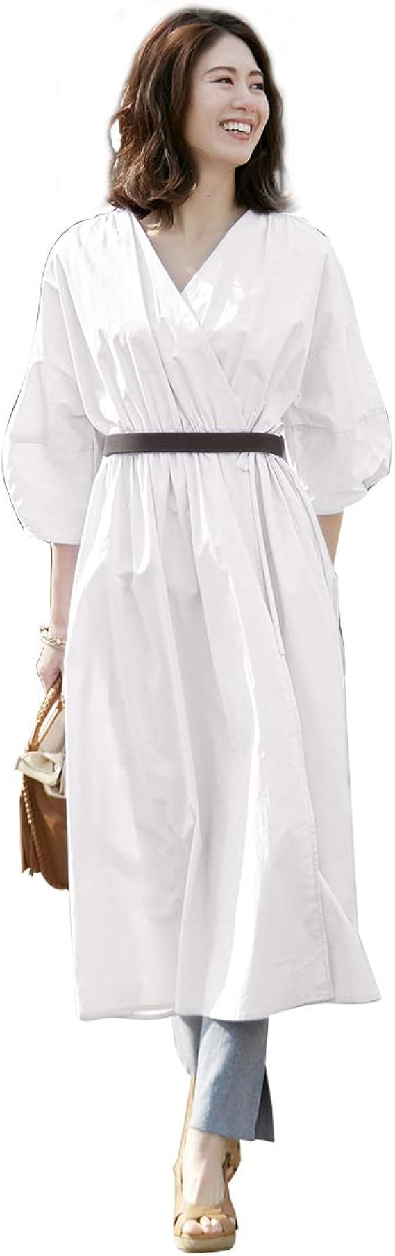 Amazon Co Jp ワンピース レディース 秋 シャツワンピース マキシー丈 カシュクール 服 ファッション小物 Amazon Co Jp ワンピース レディース 秋 シャツワンピース マキシー丈 カシュクール 服 ファッション小物